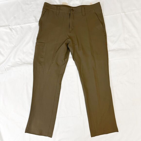 Toad & Co Lightrail Lean Pants Men Size 34x29 Brown Slim Fit Chino - Picture 1 of 10